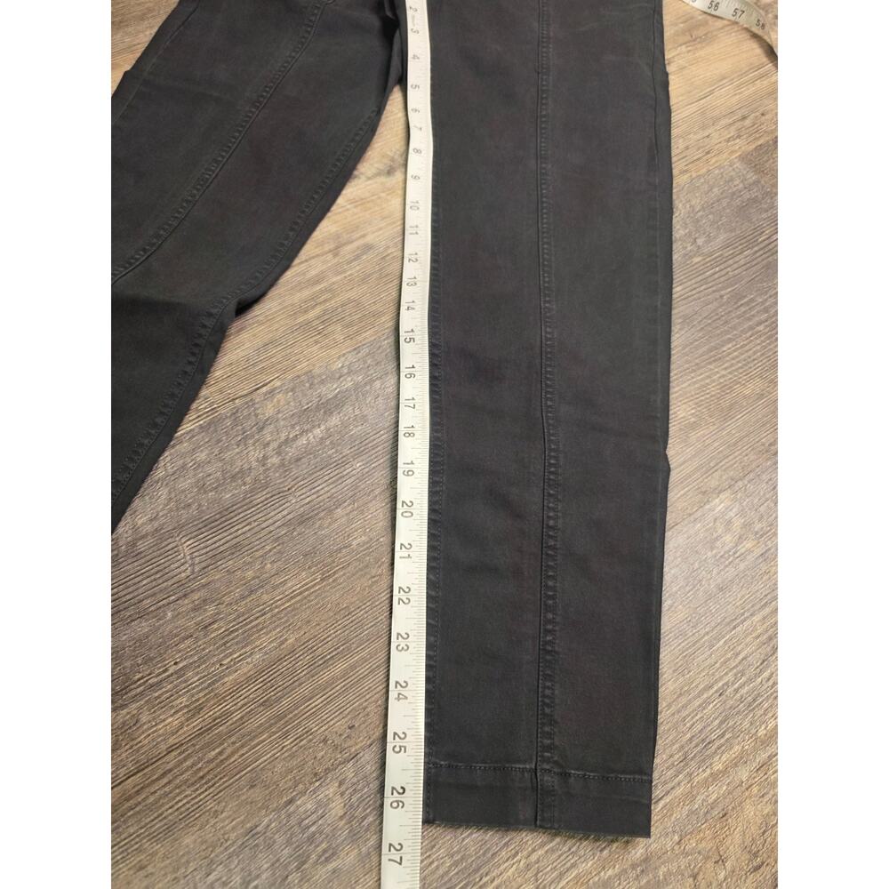 NWT Amazon Essentials Womens Pants Size 2 Black Stretch Exposed Zip Front Seam - Picture 4 of 9